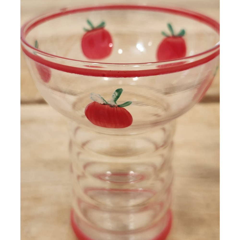 Vintage Dunbar Aramis Ring Tomato Juice Glass Set of 2 Approx 4 inches tall - Picture 13 of 16